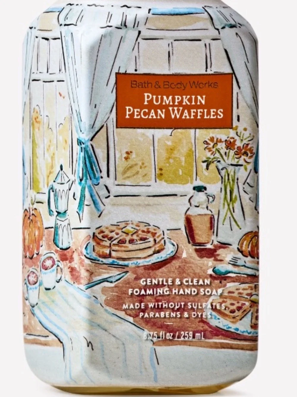 4X PUMPKIN PECAN WAFFLES Bath & Body Works gentle & clean foaming hand soap set